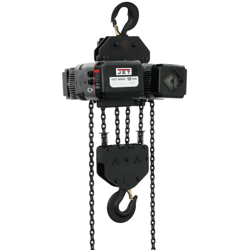 JET VOLT-1000-13P-10 10 Ton 1-Phase/3-Phase 230V Electric Chain Hoist with 10 ft. Lift image number 0