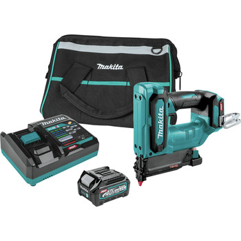 BKT 509919 | Makita GTP01D1 40V max XGT Brushless Lithium-Ion 23 Gauge Cordless Pin Nailer Kit (2.5 Ah)