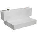 JOBOX 498000 98 Gallon Short-Bed L-Shaped Steel Liquid Transfer Tank - White image number 0