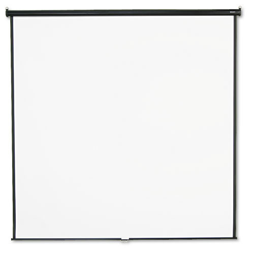 Quartet 696S 96 in. x 96 in. Wall or Ceiling Projection Screen - Matte White/Matte  Black image number 0