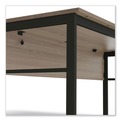 New Arrivals | Linea Italia LITUR600NW Urban Series 47.25 in. x 23.75 in. x 29.5 in. Desk Workstation - Natural Walnut image number 5