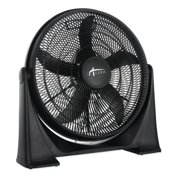 FLOOR FANS | Alera FAN203 120V 20 in. Plastic Super-Circulator 3-Speed Tilt Fan - Black