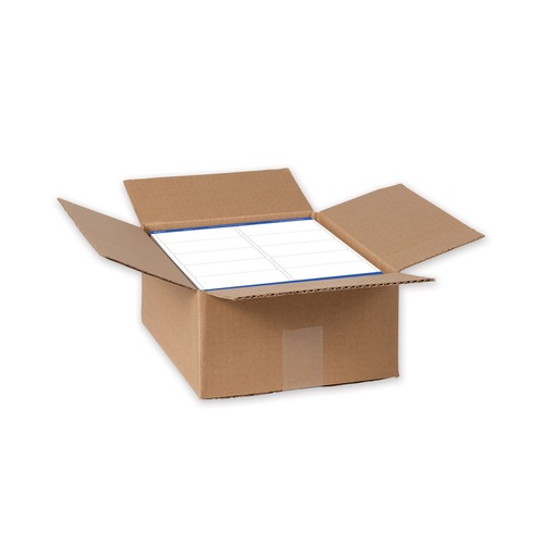  | Avery 95523 2 in. x 4 in. Waterproof Shipping Labels with TrueBlock and Sure Feed for Laser Printers - White (10/Sheet 500 Sheets/Box) image number 0