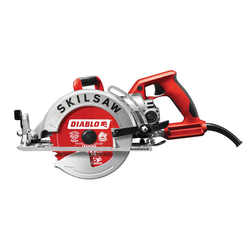 SKILSAW SPT77WML-22 7-1/4 in. Lightweight Magnesium Worm Drive Circular Saw with Diablo Carbide Blade