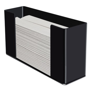 PAPER AND DISPENSERS | Kantek AH190B 12.5 in. x 4.4 in. x 7 in. MultiFold Paper Towel Dispenser - Black
