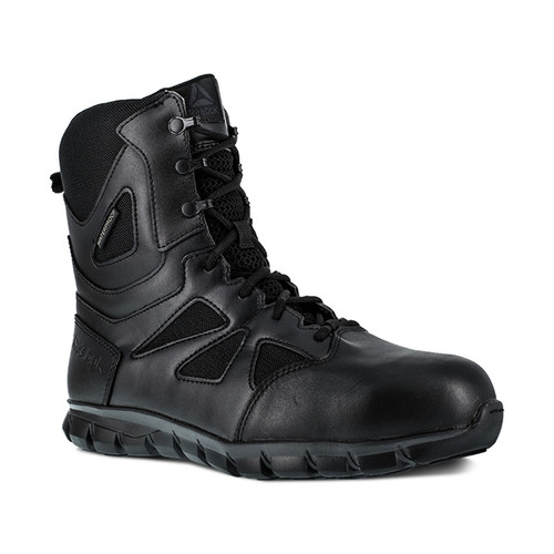 Reebok RB8807-M-11.5 Reebok Sublite Cushion 8 in. Tactical Waterproof Boot with Side Zipper - 11.5M, Black image number 0