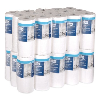 Tork HB9201 120-Sheet/Roll 2-Ply 11 in. x 6.75 in. Handi-Size Perforated Roll Towels - White (30-Piece/Carton)