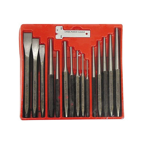 Astro Pneumatic 1600 16-Piece Punch & Chisel Set image number 0