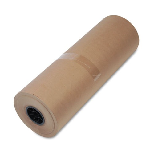 General Supply UFS1300039 High-Volume 24 in. x 720 ft. Wrapping Paper - Brown Kraft (1 Roll) image number 0