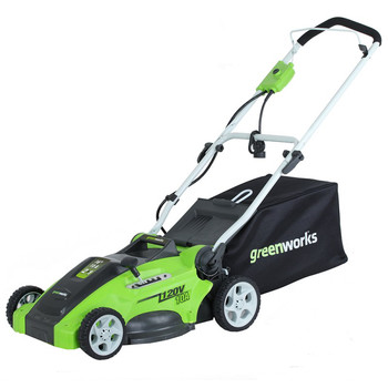 Greenworks 25142 10 Amp 16 in. 2-in-1 Electric Lawn Mower