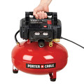 Porter-Cable C2002-PIN138 0.8 HP 6 Gallon Oil-Free Pancake Air Compressor and 23 Gauge 1-3/8 in. Pin Nailer Kit Bundle image number 11