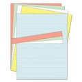 New Arrivals | MasterVision FM1614 8-1/2 in. x 11 in. Replacement Data Card Sheets - Assorted Colors (10 Sheets/Pack) image number 0