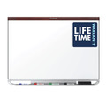 New Arrivals | Quartet P558MP2 Prestige 2 Duramax 96 in. x 48  in. Magnetic Porcelain Whiteboard - Mahogany image number 2