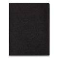 Fellowes Mfg Co. 5229101 11 in. x 8-1/2 in. Square Executive Leather-Like Presentation Cover - Black (200/Pack) image number 2