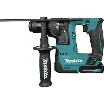 ROTARY HAMMERS | Makita RH02R1 12V max CXT Lithium-Ion 9/16 in. Rotary Hammer Kit, accepts SDS-PLUS bits (2.0Ah)