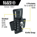 Cases and Bags | Klein Tools 5119 4-Pocket Multi Tool Holder with Knife Holder image number 1