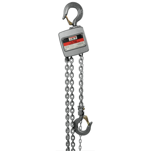 JET 133052 AL100 Series 1/2 Ton Capacity Aluminum Hand Chain Hoist with 15 ft. of Lift image number 0