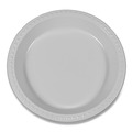 Tablemate 10644WH Plastic Dinnerware, Plates, 10.25-in Dia, White, 125/pack image number 2