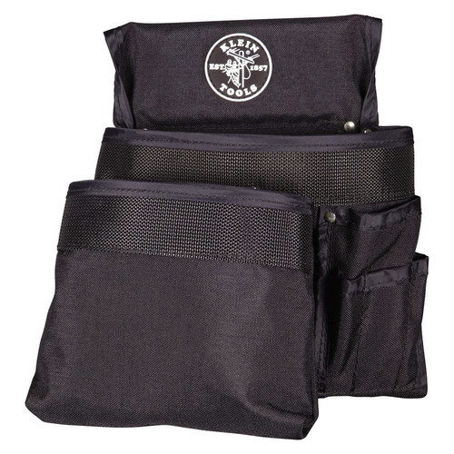 Tool Belts | Klein Tools 5701 PowerLine Series 11 in. x 6 in. x 12 in. 8 Pocket Tool Pouch - Black image number 0
