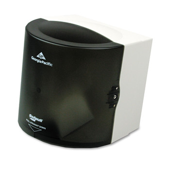Georgia Pacific Professional 58201 Center Pull Hand Towel Dispenser, 10 7/8w X 10 3/8d X 11 1/2h, Smoke