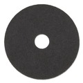 Cleaning and Janitorial Accessories | Boardwalk BWK4019HIP High Performance 19 in. Stripping Floor Pads - Grayish Black (5-Piece/Carton) image number 0
