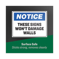Avery 61513 Surface Safe Inkjet/Laser Printer 8 in. x 8 in. Removable Label Safety Signs - White (15-Piece/Pack) image number 6