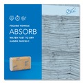 Cleaning & Janitorial Supplies | Scott 01807 Essential 9.2 in. x 9.4 in. 100% Recycled Fiber Multi-Fold Paper Towels - White (250-Piece/Pack, 16 Packs/Carton) image number 3