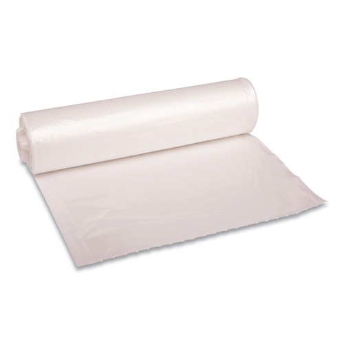 New Arrivals | Boardwalk BWK530 33-Gallon 1.1 mil 33 in. x 39 in. Low-Density Repro Can Liners - Clear (100-Piece/Carton) image number 0