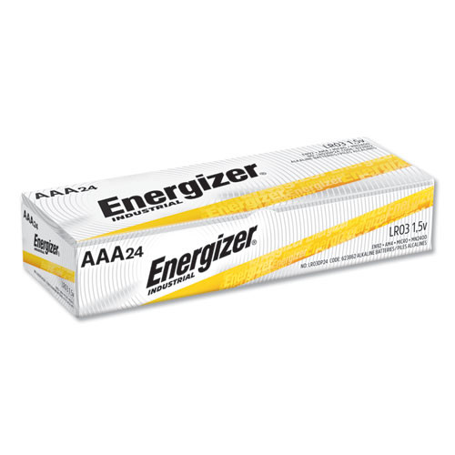 Batteries | Energizer EN92 1.5V Industrial Alkaline AAA Batteries (24-Piece/Box) image number 0