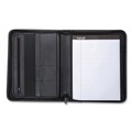 Notebooks & Pads | Samsill 70820 Professional Zippered Pad Holder with Pockets/Slots and Writing Pad - Black image number 3