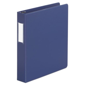 Universal UNV20775 3 Ring 1.5 in. Capacity Deluxe Non-View D-Ring Binder with Label Holder - Royal Blue