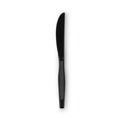 Cutlery | Dixie KM517 Heavy Mediumweight Plastic Knives - Black (1000/Carton) image number 2