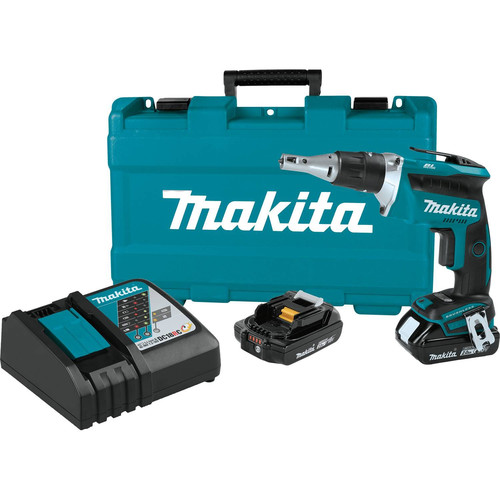 Screw Guns | Makita XSF03R 18V LXT 2.0 Ah Lithium-Ion Compact Brushless Cordless 4,000 RPM Drywall Screwdriver Kit image number 0