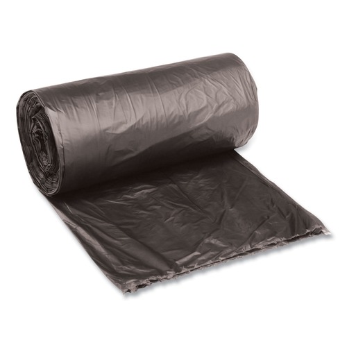 New Arrivals | Boardwalk H4823RKKR01 10 gal. 24 in. x 23 in. Low-Density Waste Can Liners - Black (500/Carton) image number 0