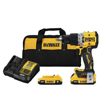 DRILLS | Dewalt DCD805D2 20V MAX XR Brushless Lithium-Ion 1/2 in. Cordless Hammer Drill Driver Kit with 2 Batteries (2 Ah)