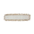 National Tradesmen Day | Boardwalk BWK1336 Industrial Hygrade Cotton 36 in. x 5 in. Dust Mop Head - White image number 1