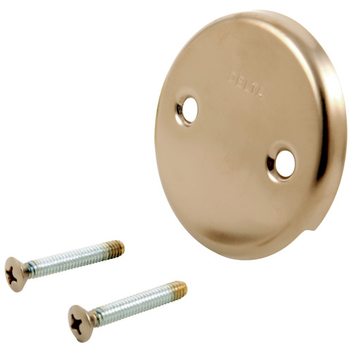 Delta RP31556CZ Overflow Plate and Screw Set - Champagne Bronze image number 0