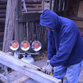 Construction Heaters | Mr. Heater MH45T 10,000 - 45,000 BTU Triple Tank Top Propane Heater image number 2