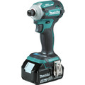 Makita XT288T-XTR01Z 18V LXT Brushless Lithium-Ion 1/2 in. Cordless Hammer Drill Driver and 4-Speed Impact Driver Combo Kit with Compact Router Bundle image number 4
