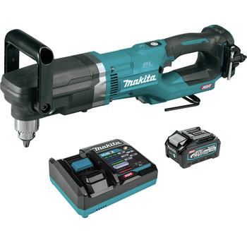 Makita GAD01M1 40V max XGT Brushless Lithium-Ion 1/2 in. Cordless Right Angle Drill Kit (4 Ah)