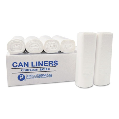 Trash Bags | Inteplast Group WSL3339R 33 in. x 39 in. 33 gal. 1.3 mil Institutional Low-Density Can Liners - Red (150/Carton) image number 0
