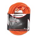 Innovera IVR72200 120V 10 Amp 100 ft. Corded Indoor/Outdoor Extension Cord - Orange image number 0