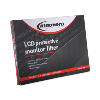 Innovera IVR46404 16:10 Aspect Ratio Protective Antiglare LCD Monitor Filter for 19 - 20 in. Monitors