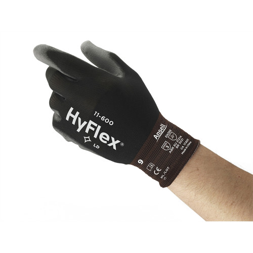 Ansell 205652 12-Pair Hyflex 11-600 Cut-Resistant Gloves - Size 8 image number 0