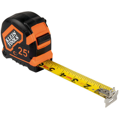Tape Measures | Klein Tools 9225 25 ft. Magnetic Double-Hook Tape Measure image number 0