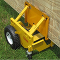 Carts | Saw Trax PE 700 lb. Capacity Panel Express All-Terrain Self-Adjusting Material Cart image number 2