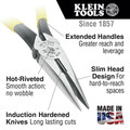 Klein Tools D203-6 6 in. Needle Nose Side-Cutter Pliers image number 1