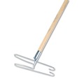 Boardwalk BWK1492 Wedge 15/16 in. x 48 in. Dust Mop Head Frame with Natural Wood Handle image number 1