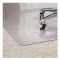 ES Robbins 162014 Dimensions 45 in. x 53 in. Straight Edge Chair Mat - Clear image number 1