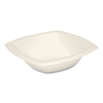 FOOD SERVICE | SOLO 12BSC-2050 12 oz. Bare Eco-Forward Sugarcane Dinnerware Bowl - Ivory (125/Pack)